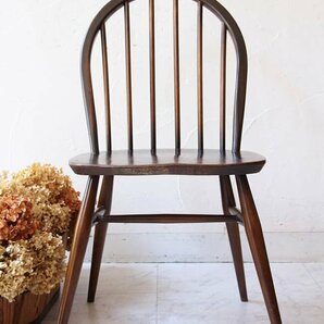 ■店頭価格 ￥３８５００■アーコール・フープバックチェア５７■英国 Ercol 古木椅子 スピンドル ヴィンテージの画像1