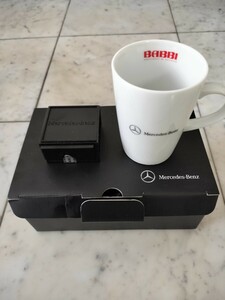  Mercedes * Benz mug BABBI small articles case novelty goods not for sale mug is unused beautiful goods 