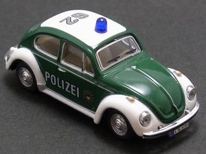 *** Sunday night * loose *VOLKSWAGEN BEETLE (VW BEETLE)*CHROME WHEELS*CARARAMA*HONGWELL*1/72