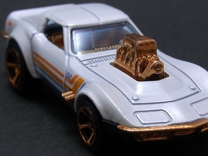 ☆☆☆日曜夜☆未開封新品☆'68 (CHEVROLET) CORVETTE - GAS MONKEY GARAGE☆52TH ANNIVERSARY PEARL AND CHROME☆HOT WHEELS