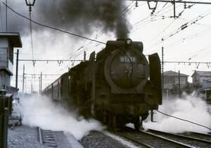 国鉄時代　SL 蒸気機関車 昭和40年代 前半 昭和37年　D52　客車 貨物 列車　国府津駅　7枚　データをメール添付かCD-Rで。