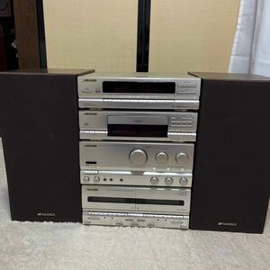 SANSUI コンポ　T-X77 CD-X77 D-X77 A-X55 システムコンポ ミニコンポ　プリメインアンプ　カセット