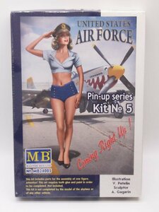 Masterbox 1/24 scale pin nap series kit No. 5 - plastic model UNITED STATES AIR FORCE