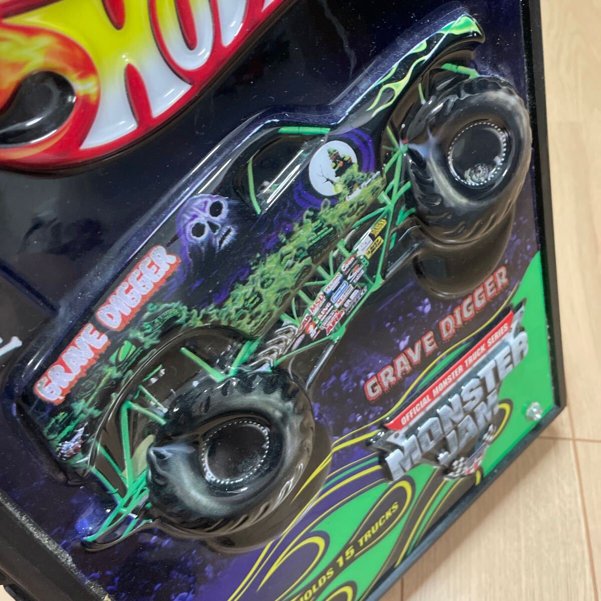 Hot Wheels MONSTER TRUCKS ホットウィール モンスタートラック ルース 15台 ケース付き 汚れあり Hot Wheels MONSTER TRUCKS ホットウィール モンスタートラック ルース 15台 ケース付き 汚れあり