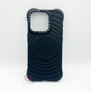 CASETiFY iPhone15 Pro Wave BLACK