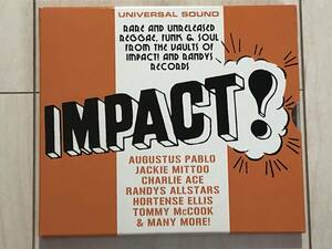 美品コンピレーション / Impact! ☆ Universal Sound、Soul Jazz Records、Augustus Pablo、Jackie Mittoo、Tommy McCook、Hortense Ellis