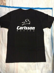 CAR ZONE カーゾーン出品物　Carlsson RACING Tシャツ　カールソンレーシング　ビンテージ　ブラック　男性用としてLサイズ