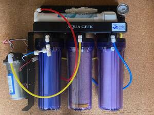 AQUAGEEK Cronos rain water filter exclusive use . pressure pump +TDS monitor full set 