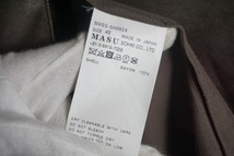 美品 希少 24SS MASU エムエーエスユー マス LOST SHIRT ロスト 長袖 サテン シャツ プルオーバー MASS-SH0624 茶 46 本物 507O▲_画像6