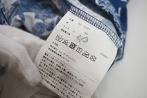 美品22SS JUNYA WATANABE COMME des GARCONS MAN ジュンヤワタナベ コムデギャルソン 総柄 半袖 Tシャツ カットソー WI-T027 青M 514O▲_画像5