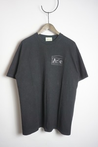 定番 正規 Aries アリーズ Basic Temple T-shirt テンプル ロゴ クルーネック 半袖 Tシャツ カットソー SRAR60000 黒 L 本物 408O