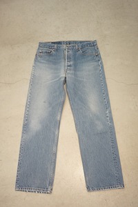 美品 ビッグサイズ 90s ビンテージ Levi's リーバイス 501 501-0115 デニム パンツ ジーンズ バギー 股割り USA製 93年製 W36×L30 324O7▲