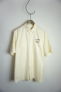  прекрасный товар стандартный 22SS BURBERRY Burberry Tidworth Shirt оскфорд BD рубашка с коротким рукавом большой размер 8050346 желтый M подлинный товар 516O^
