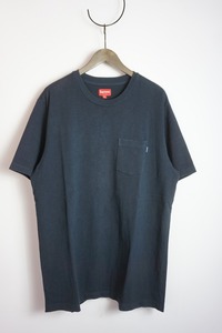 国内正規 定番 Supreme シュプリーム S/S Pocket Tee ショートスリーブ ポケット 半袖 Tシャツ カットソー 黒 サイズXL 本物 419O