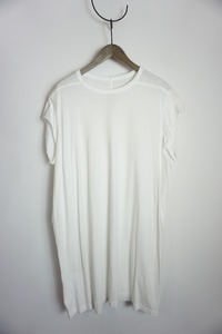 美品 正規20SS Rick Owens リックオウエンス オーバーサイズ Tシャツ 半袖カットソー RP20S1211-JA 白40本物125O