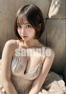 510_11【高画質 ポスター】美女 美少女 同人 美乳 セクシー 美人 グラビア A4サイズ アートポスター