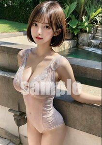 528_20【高画質 ポスター】美女 美少女 同人 美乳 セクシー 美人 グラビア かわいい A4サイズ アートポスター