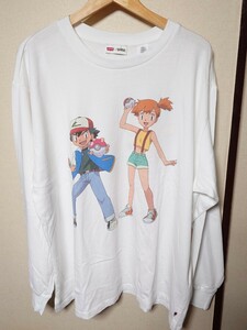 「Levi's×ポケモン25周年 長袖Tシャツ L」リーバイス サトシ カスミ