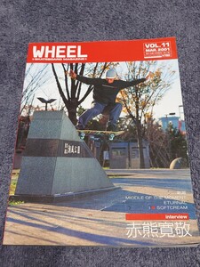 「WHEEL SKATEBOARD MAGAZINE Vol.11 2001/3」スケートボードマガジン ウィール 赤熊寛敬