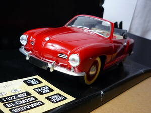 1/18 Solido VW Karmann-ghia 1957 France made die-cast model 