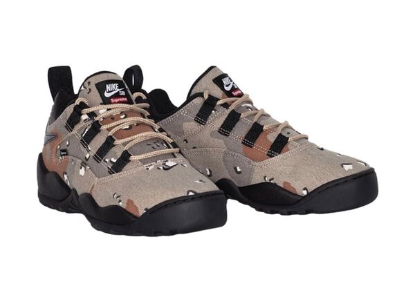 Supreme × Nike SB Darwin Low Desert Camo