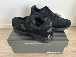 送料無料 27cm 新品 NEW BALANCE ニューバランス MR993TB 黒 ブラック TRIPLE BLACK トリプルブラック 正規店購入品 アメリカ製 USA