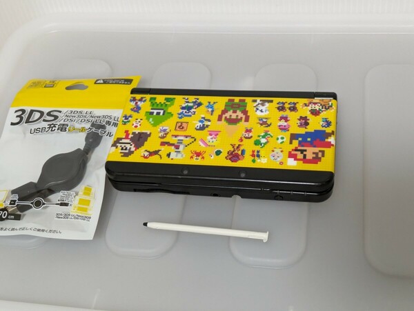 Nintendo New　ニンテンドー　3DS　マリオメーカー　きせかえ　プレート　現状品