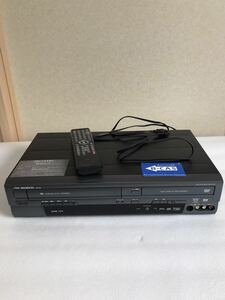 DX BROADTEC VHSビデオ一体型DVDレコーダー DXR160V 2012年製 通電のみ確認済み　中古ジャンク