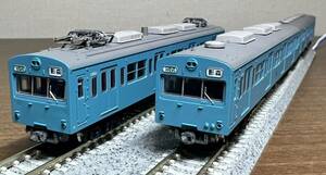 [N./ сила ./TN.] железная дорога коллекция .. железная дорога 1000 серия 1001 сборник . восстановление Sky голубой цвет 3 обе комплект 