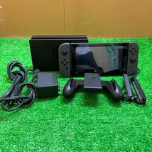 ニンテンドースイッチ グレー Nintendo セット売り通電確認済　初期化済み　Switch 任天堂 ゲーム機 _画像1