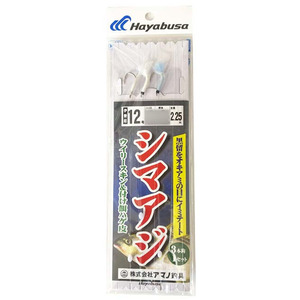 【20Cpost】アマノ釣具 イミテートシマアジ仕掛 3本針 1セット入 ハリス6号 2.25m(amano-161059)