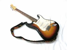 1000円スタート エレキギター Fender STRATOCASTER MADE IN MEXICO フェンダー メキシコ ストラトキャスター ストラップ付 TTD DD①419_画像1