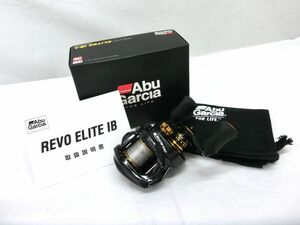 1000円スタート ベイトリール Abu Garcia アブガルシア レフトハンドル REVO ELITE6 IB-L 元箱付 手動巻上げ確認済 釣り具 WHO EE8031