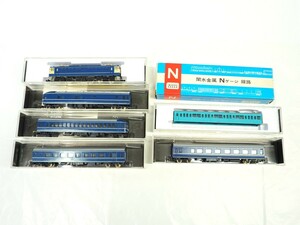 1000円スタート 鉄道模型 7点 KATO カトー 電気機関車 302 EF65/客車 509 ナハフ20/カニ21 ナロネ21/クモハ103 曲線 線路 等 4 EE30050