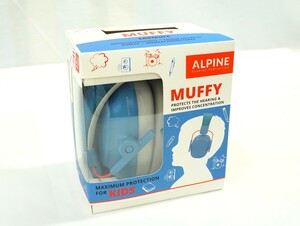 1000円スタート ノイズキャンセリング イヤーマフ ヘッドフォン ALPINE アルパイン MUFFY 防音 聴覚保護 ブルー 子ども用 KIDS 4 EE30031