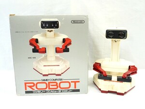 1000 иен старт Nintendo Family компьютер робот HVC-012 nintendo Famicom ROBOT игрушка игрушка Showa Retro подлинная вещь 4 EE30017