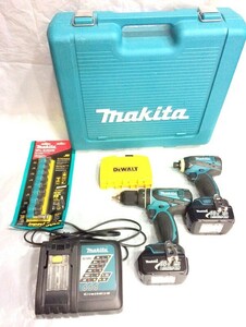 1000円スタート ドリルドライバー インパクトドライバー makita LXPH01 LXDT04 マキタ 電動工具 工具 通電確認済み ケース付 WHO EE3015