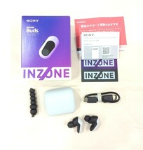 1000円スタート イヤフォン SONY INZONE Buds WF-G700N Model YY2977 ソニー インゾーン 外箱付き WHO DD3010_画像1