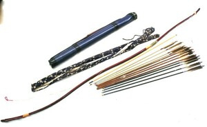 1000 jpy start bow .JIKISHIN direct heart GP total length approximately 210cm archery . arrow operation not yet verification sport budo receipt only (pick up) limitation 4 DD4012