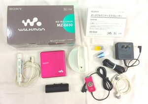 1000 jpy start portable player SONY MD WALKMAN MZ-E630 Sony MD Walkman audio equipment box attaching SKU EE3009
