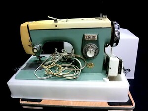 1000 иен старт швейная машина JANOME MODEL366 Janome Janome швейная машина рукоделие ручная работа шитье электризация проверка settled с футляром 4 швейная машина I①213