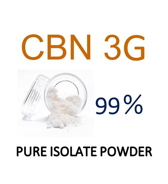 【3G】 CBN アイソレート クリスタル パウダー CBD / CBN / CBG