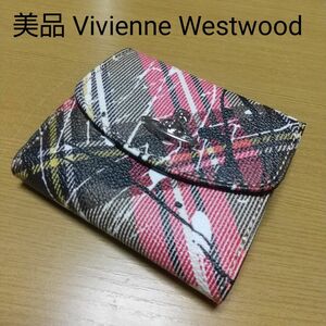 美品 Vivienne Westwood ヴィヴィアン ウエストウッド コンパクト 折り財布