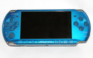 SONY PSP-3000（ブルー)本体 Lボタン不良 中古ジャンク 送料込み
