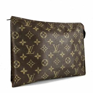 LOUIS VUITTON ルイヴィトン　モノグラム　ポッシュ　トワレット26 コスメポーチ　クラッチバッグ　PVC フランス製　ECLAIR社ファスナー