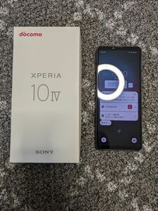 Xperia 10 IV SO-52C 6インチ メモリー6GB ストレージ128GB ブラック ドコモ