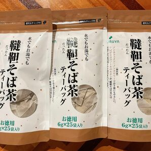 【穴開けずに配送】韃靼蕎麦茶　韃靼そば茶3袋セットTSURUYA ツルヤ送料込み　大人気商品