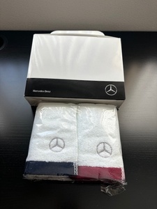 ★新品未使用　非売品　ディーラー提供品 ★Mercedes Benz メルセデスベンツ　今治タオル　ハンカチ　ハンドタオル　タオル　ノベルティ