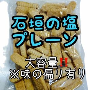 【訳あり】石垣の塩・プレーン450g以上　大容量　ちんすこう　名嘉眞製菓