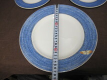 【B090】WEDGWOOD ウェッジウッド 3枚セット　SARAH'S GARDEN サラズガーデン　プレート　大皿（直径約27㎝）　ケーキ皿（直径約18㎝）_画像7